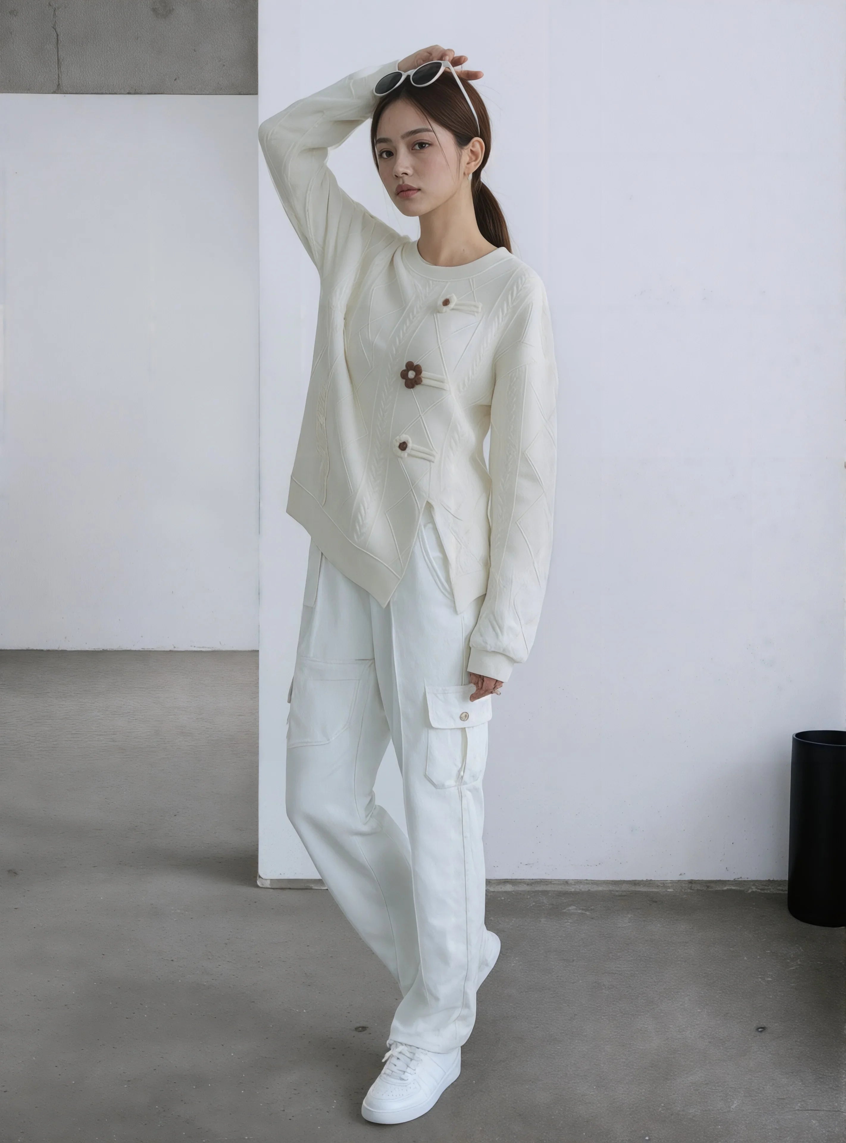 Blossom Cable Knit Sweater