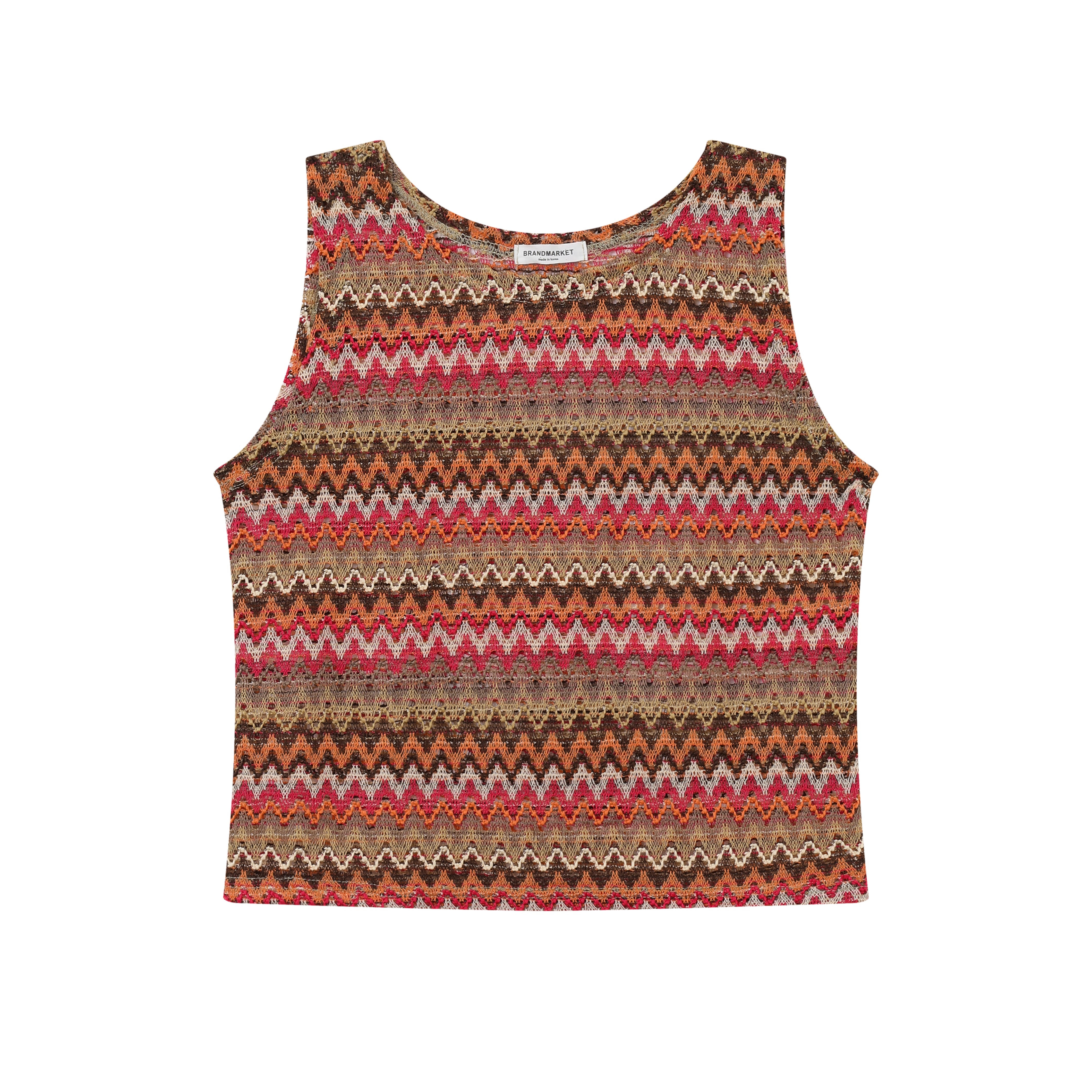 Retro Zigzag Tank Top