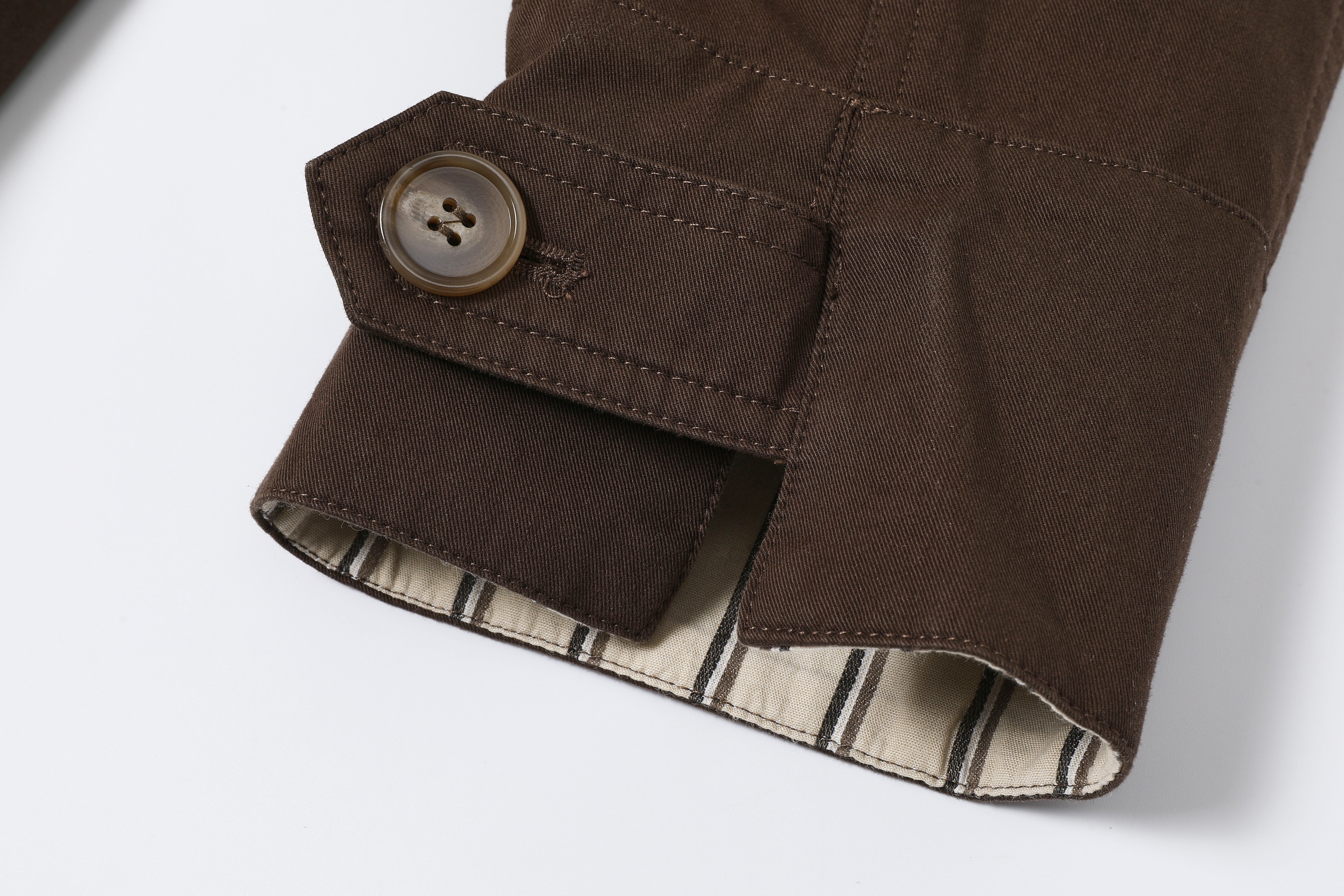 Women's Chocolate Brown Belted Trench Coat