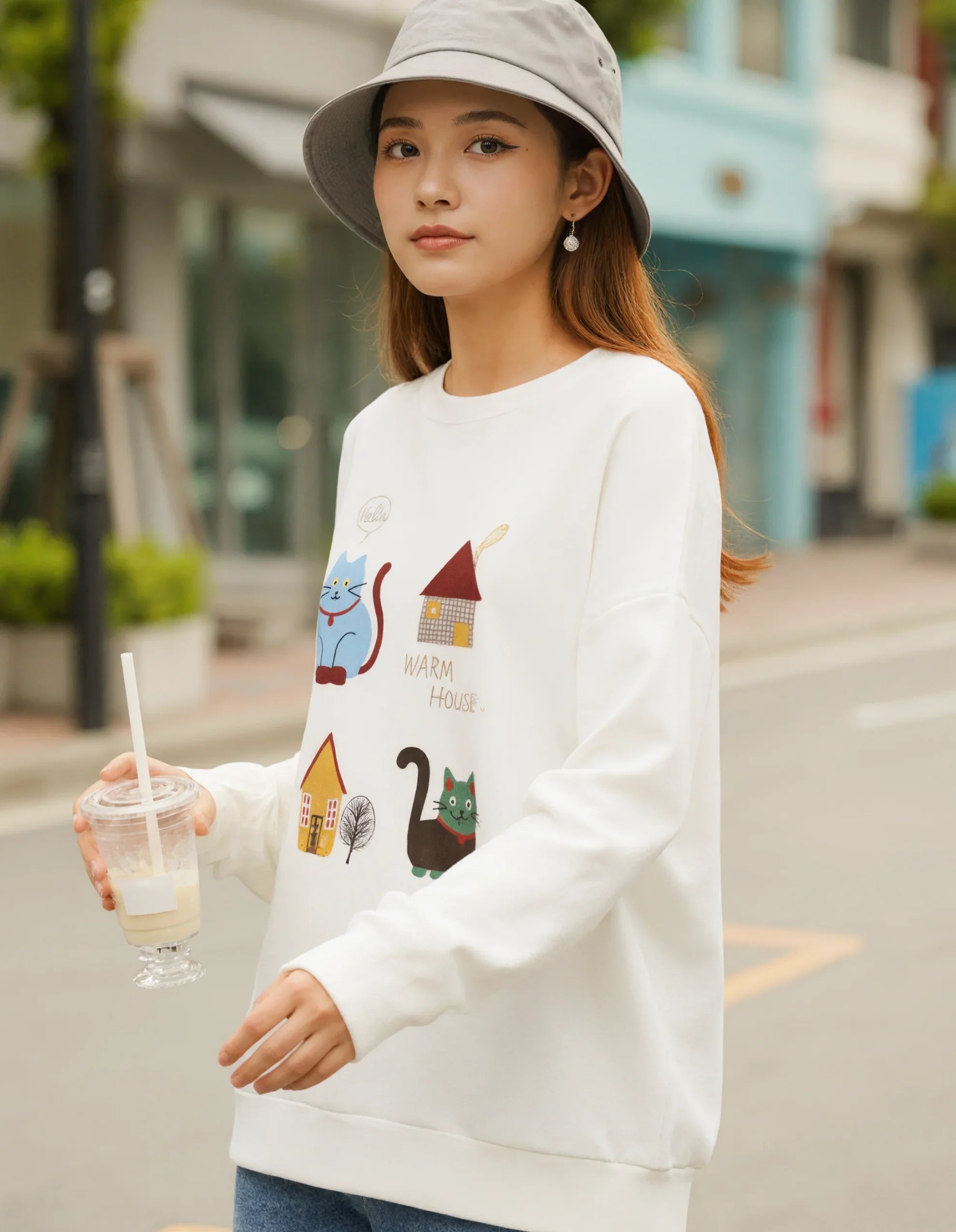 Cozy Cat House Sweater T-shirt