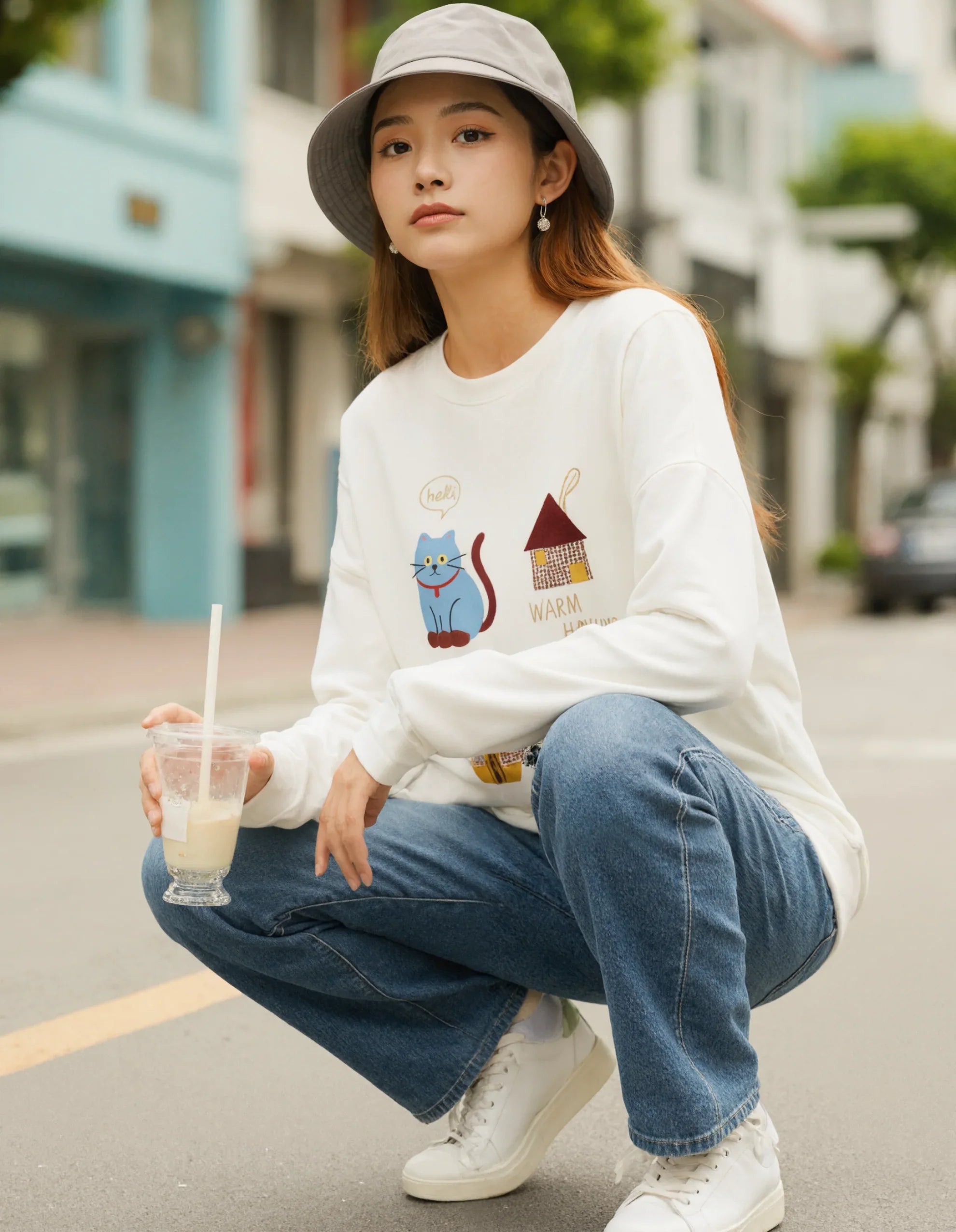 Cozy Cat House Sweater T-shirt