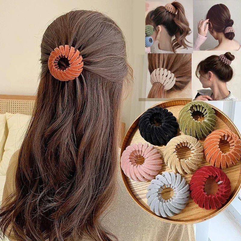 Bird Nest Shaped Ponytail Hair Clip – Magic Lazy Braider Hairpin for Women - HOKONA