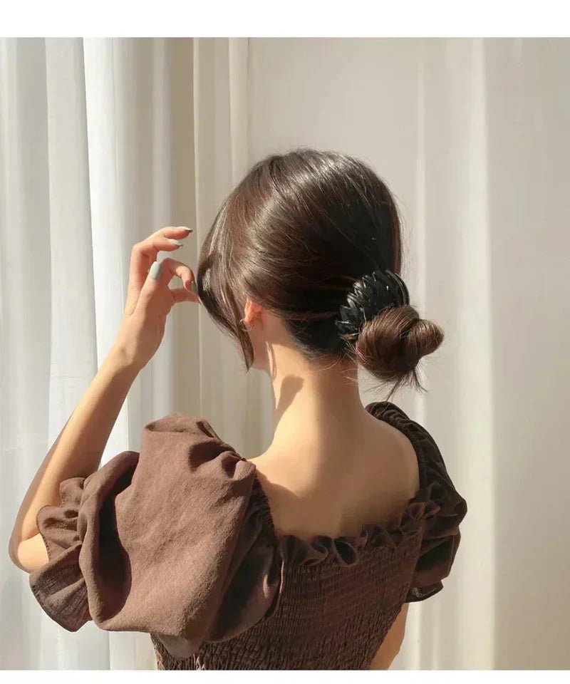 Bird Nest Shaped Ponytail Hair Clip – Magic Lazy Braider Hairpin for Women - HOKONA