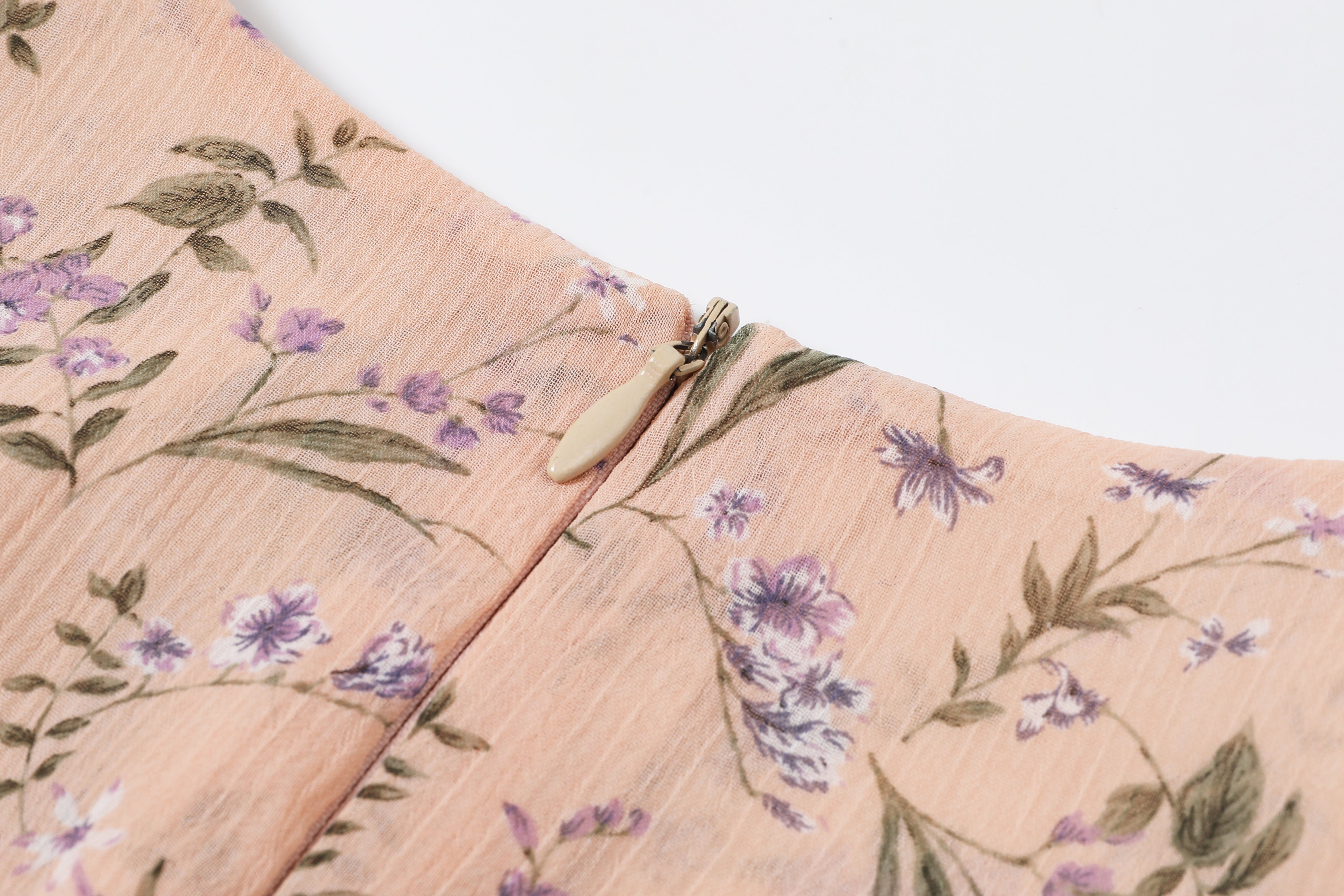 Women's Pink Floral Lace Boho Midi Dress