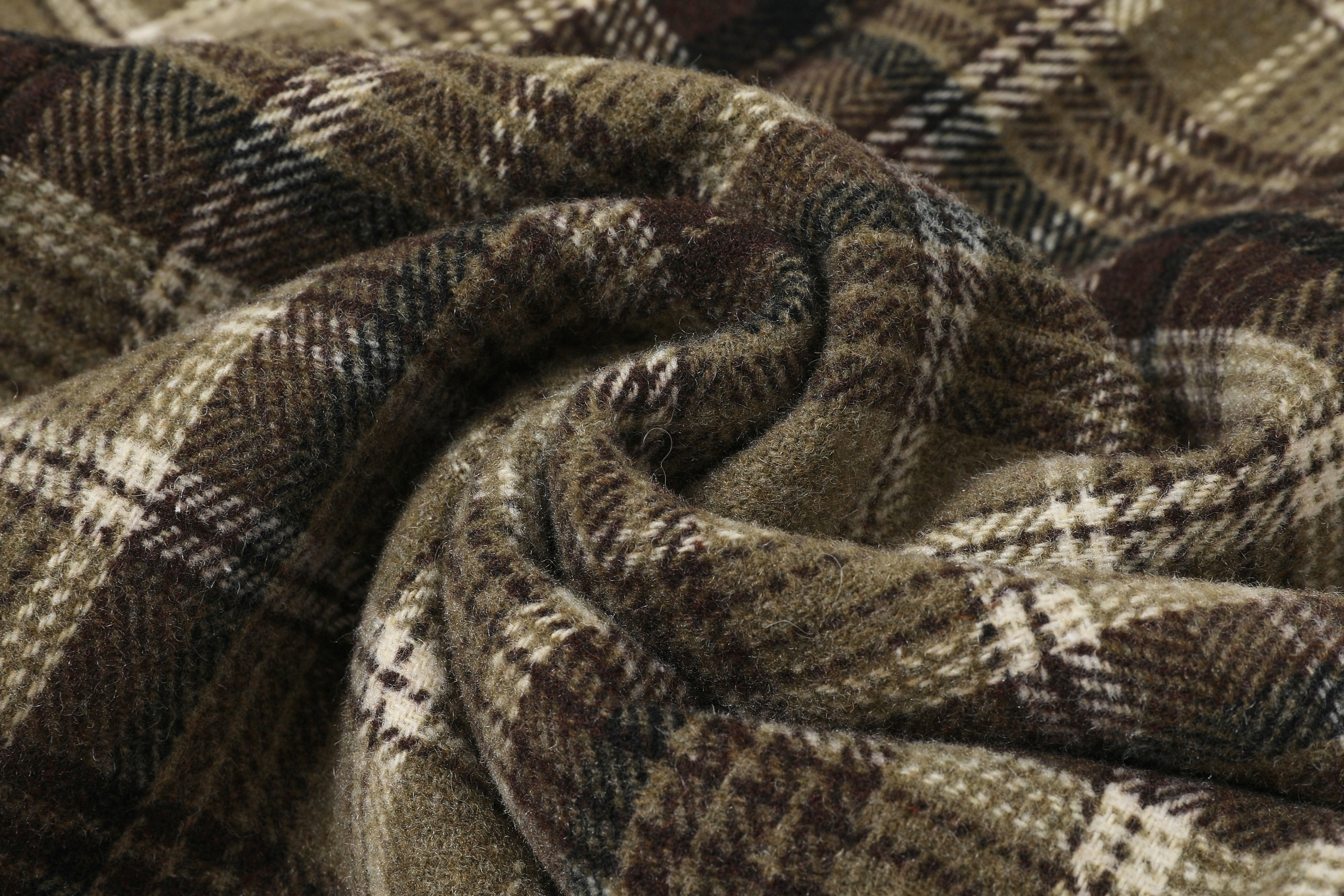 Women's Belted Plaid Asymmetric Mini Skirt