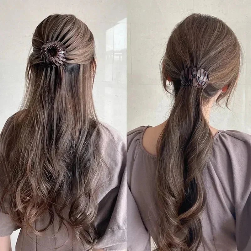 Bird Nest Shaped Ponytail Hair Clip – Magic Lazy Braider Hairpin for Women - HOKONA